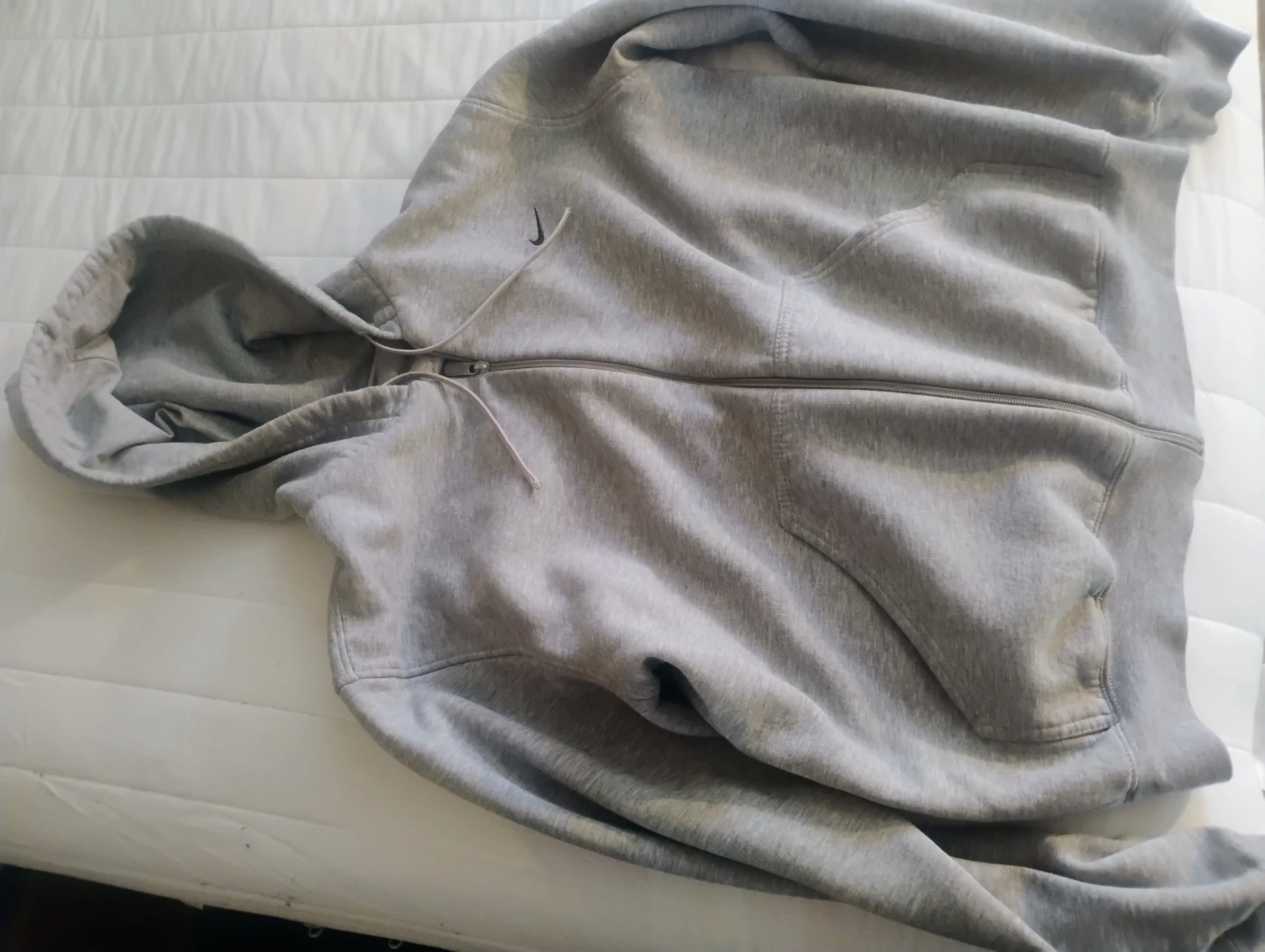 Nike Grey Full Zip Hoodie
