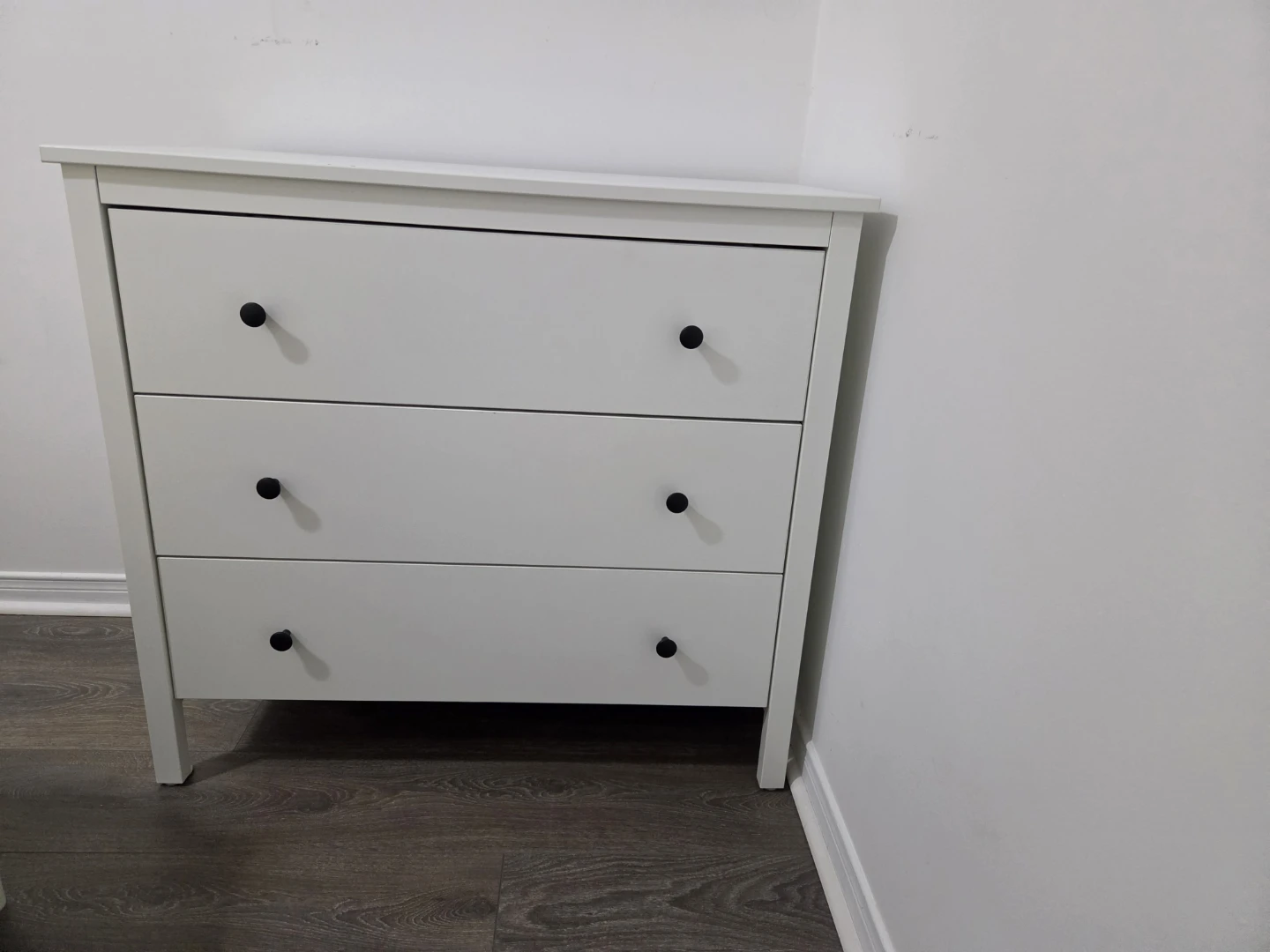 IKEA MALM 3-Drawer Chest White