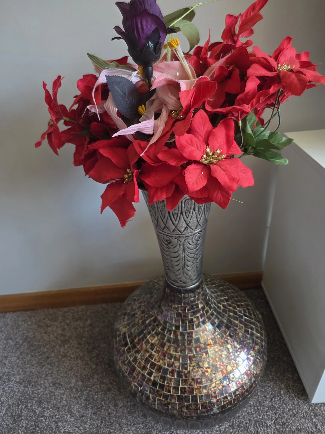 Decorative Vase with Artificial Flowers - photo 3