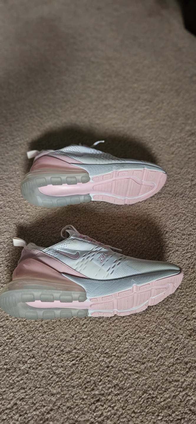 Nike Air Max 270 Women's Shoes White/Pink Size 9.5 - photo 3