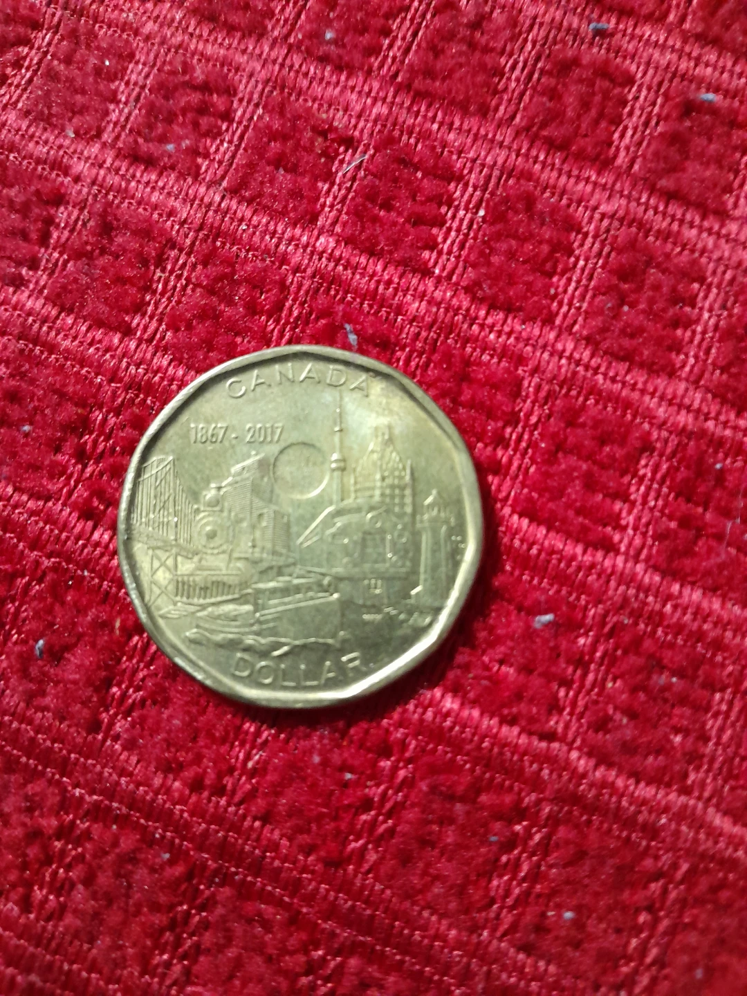 Canada 1 Dollar Coin 1867-2017
