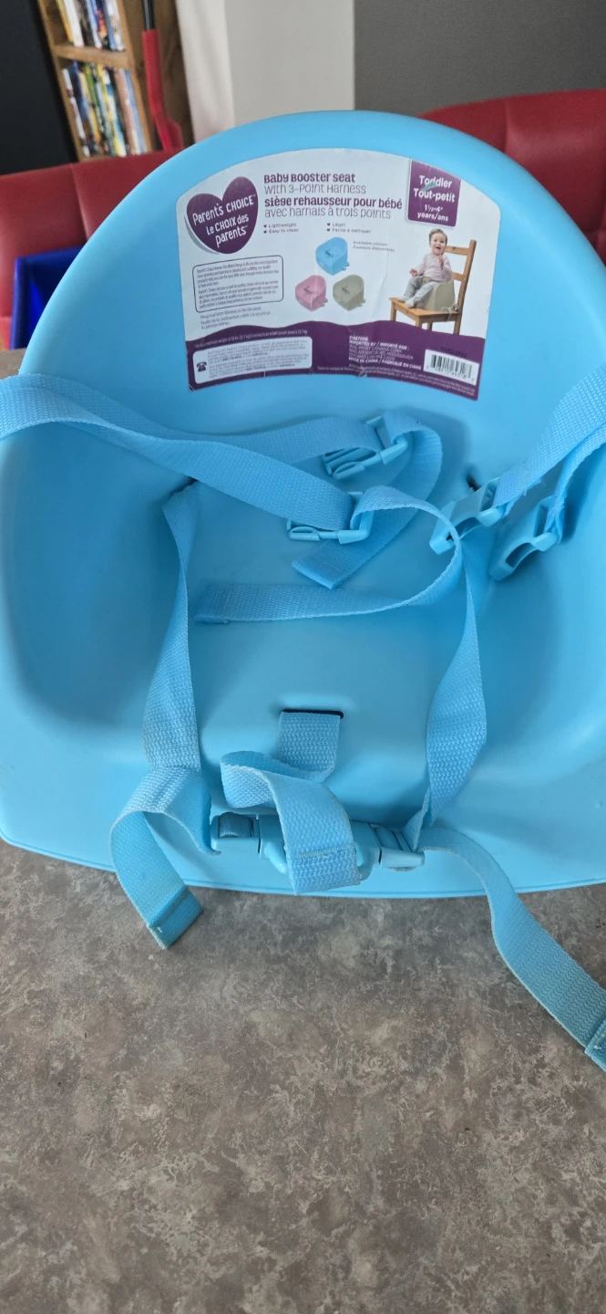 Parent's Choice Baby Booster Seat with 3-Point Harness