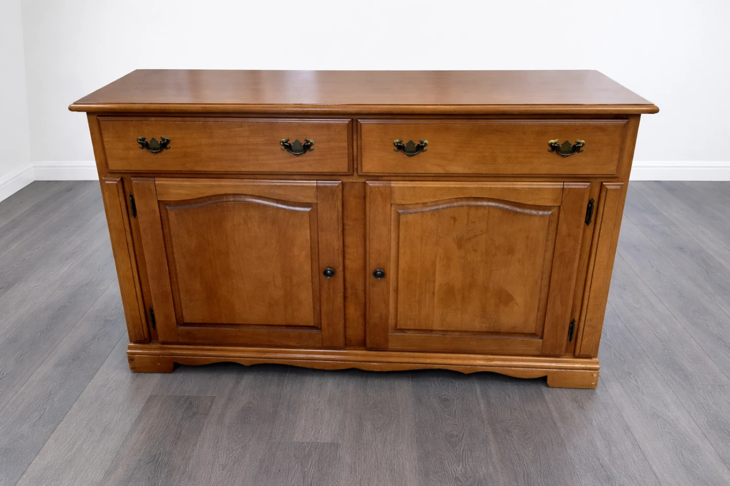 Wooden Sideboard Cabinet with Drawers and Doors