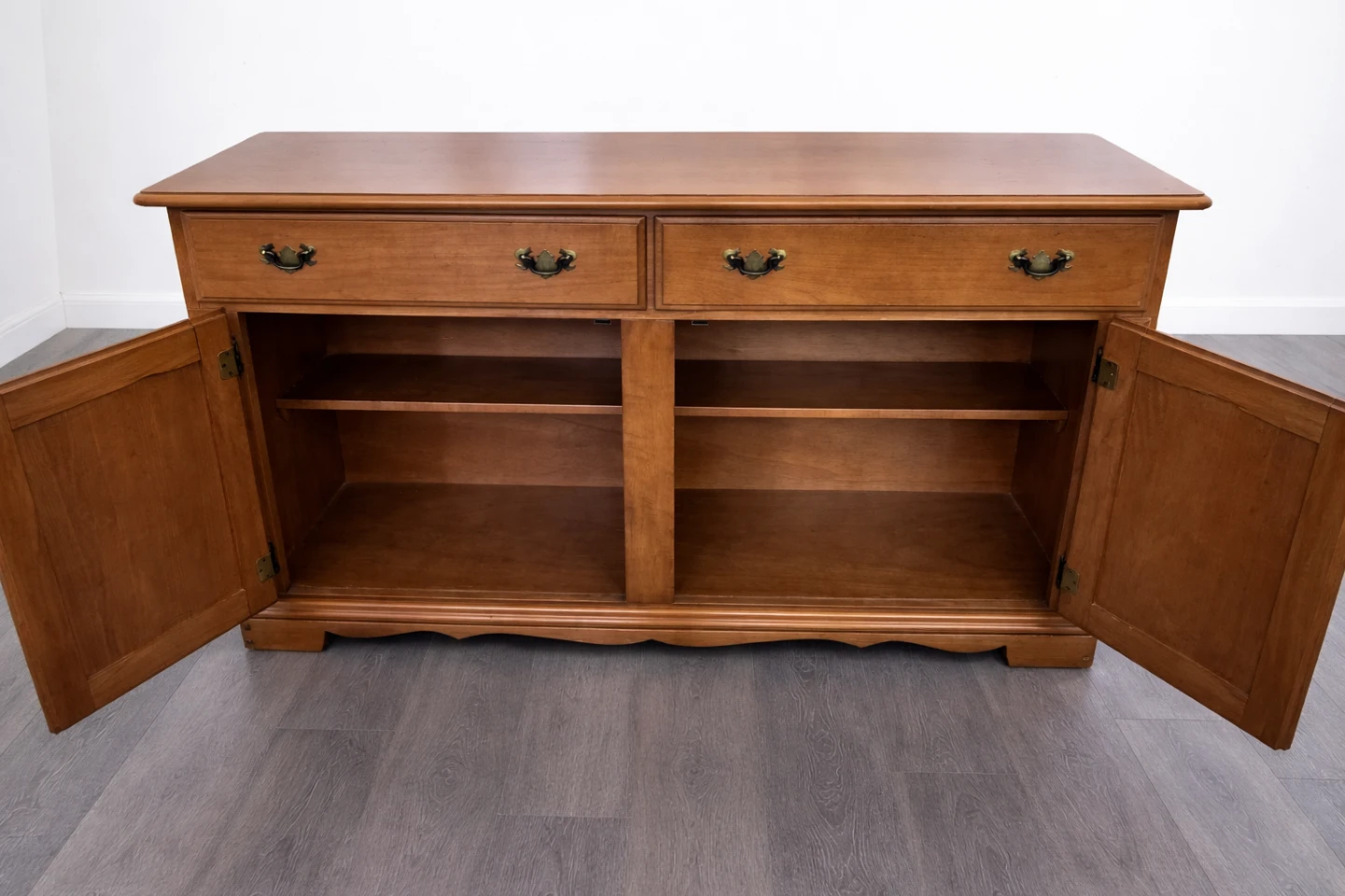 Wooden Sideboard Cabinet with Drawers and Doors - photo 4