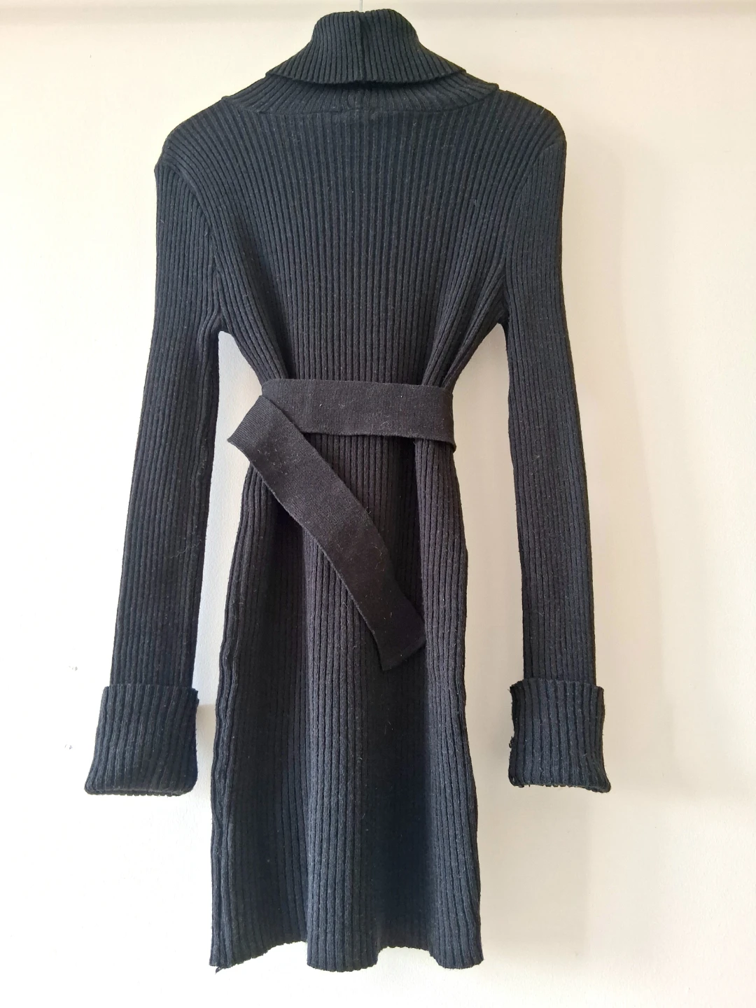 Knitted Dress + Belt, Women Sz M - photo 3