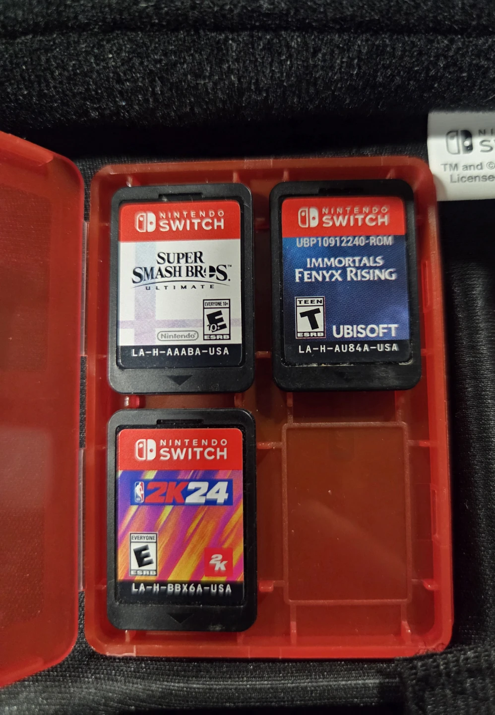 All 3 Nintendo switch 1 games