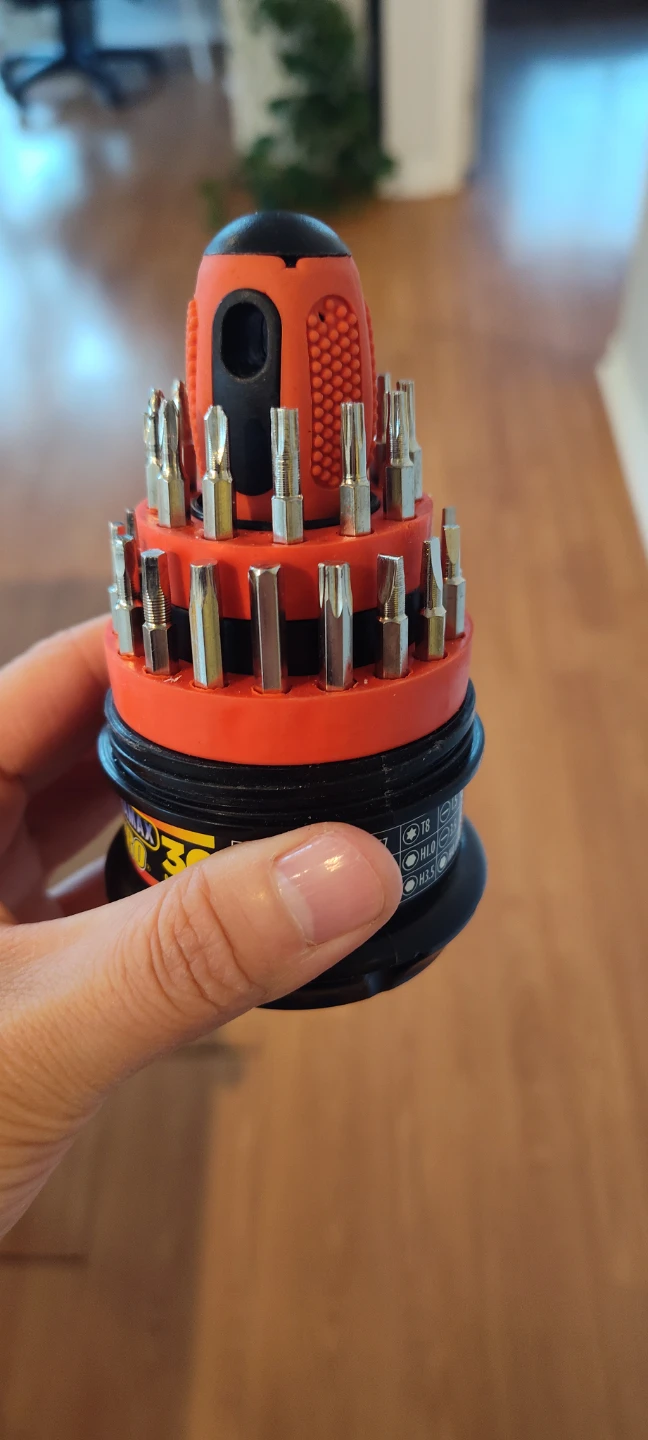 Screwdriver Set with Multiple Bits