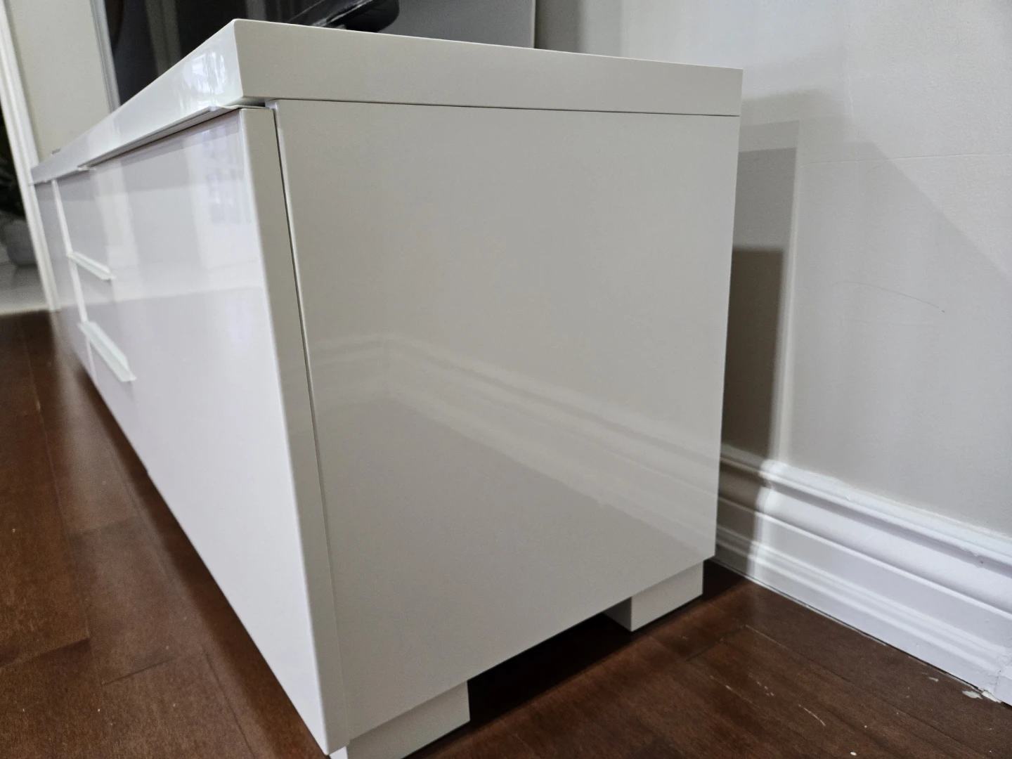 Ikea Besta Burs White High Gloss TV Stand Media Console - photo 4