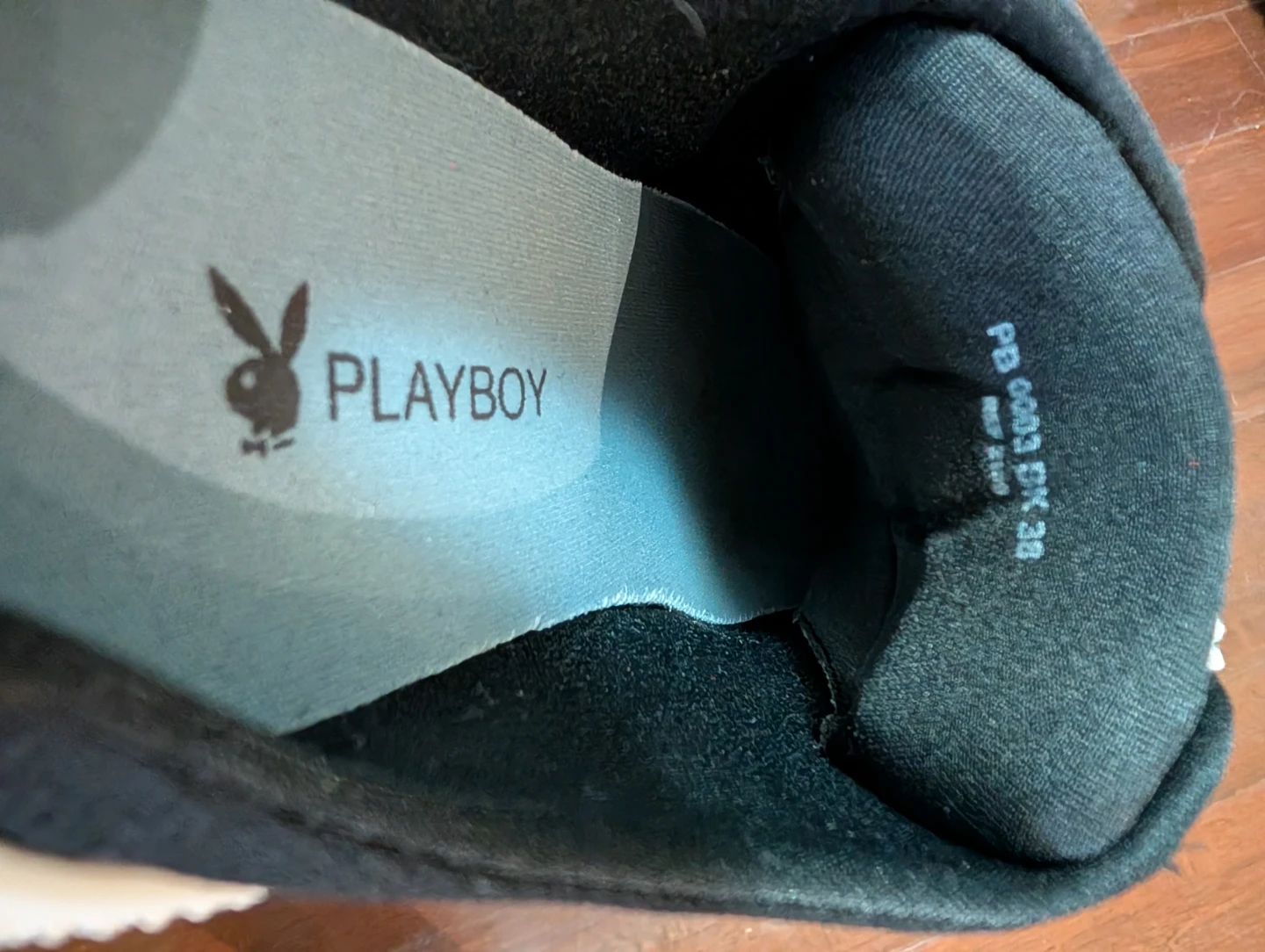 Playboy Black and White Platform Sneakers Size 38 - photo 5