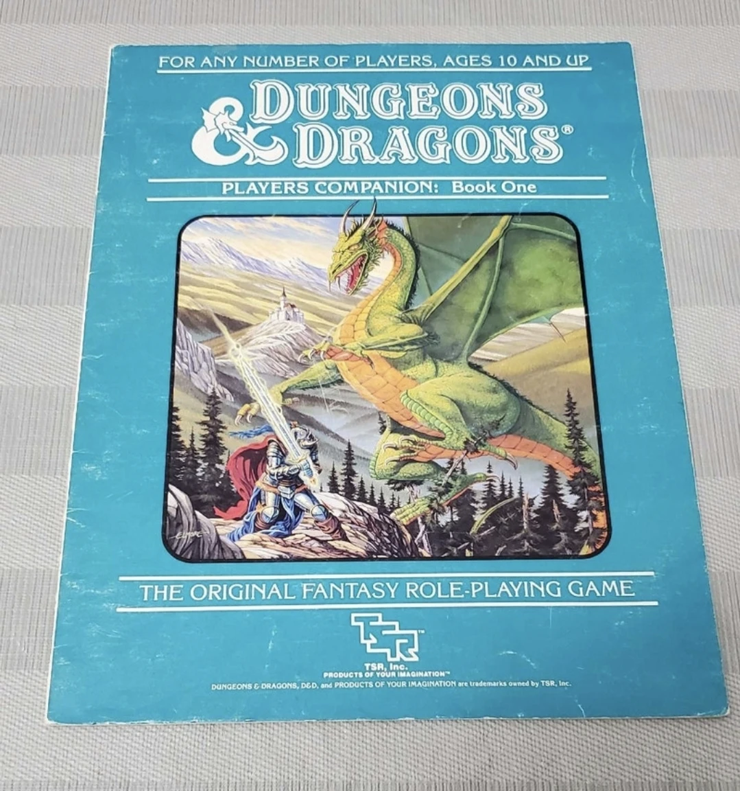 1984 First print! Dungeons & Dragons players companion book 1