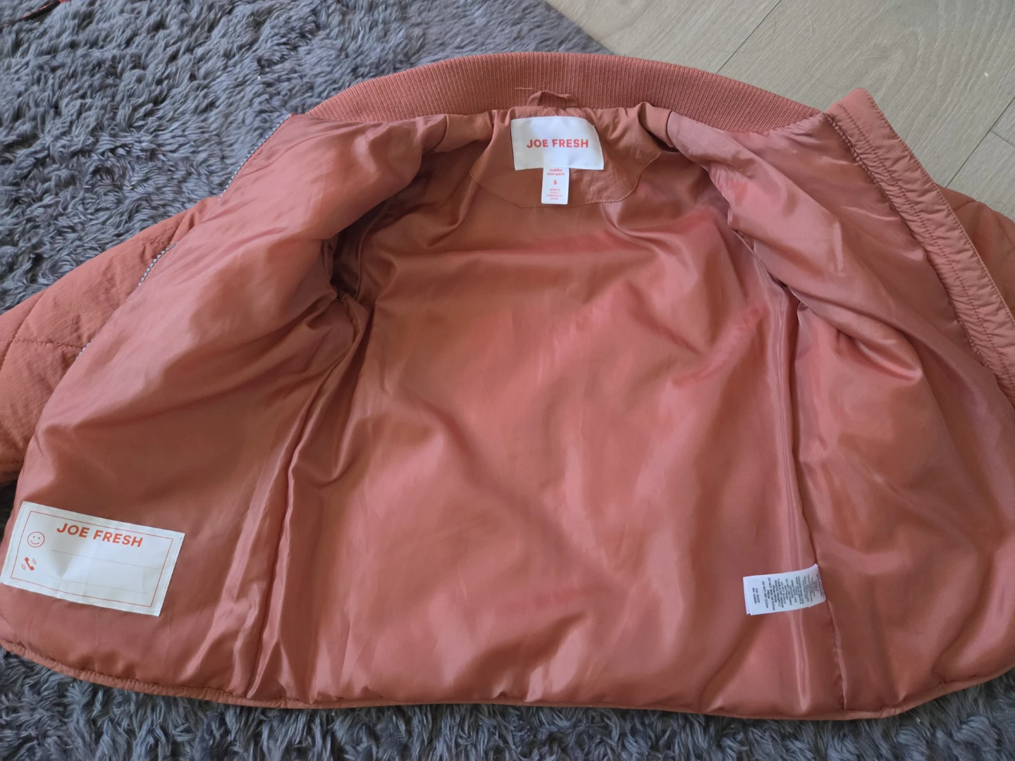 Joe Fresh kids Jacket - Coral - Size toddler 5 - photo 2