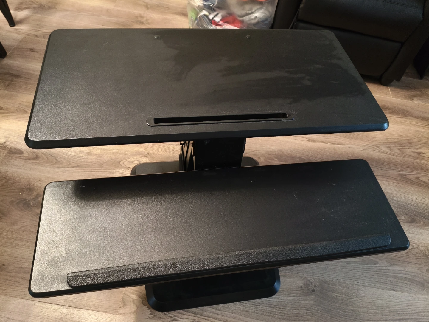 Black Standing Desk Converter - photo 2