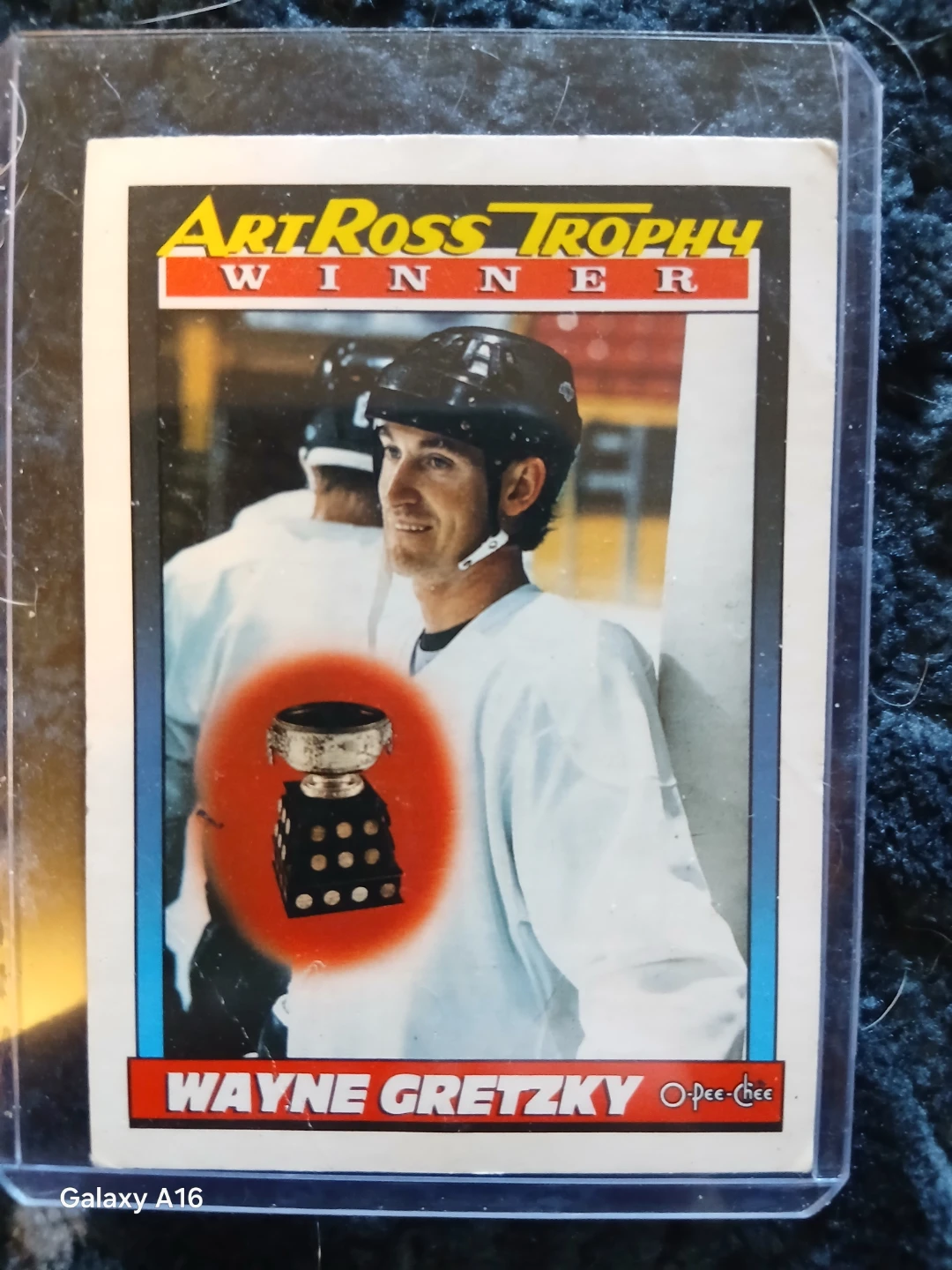1990-91 Wayne Gretzky Art Ross Trophy Winner Hockey Card