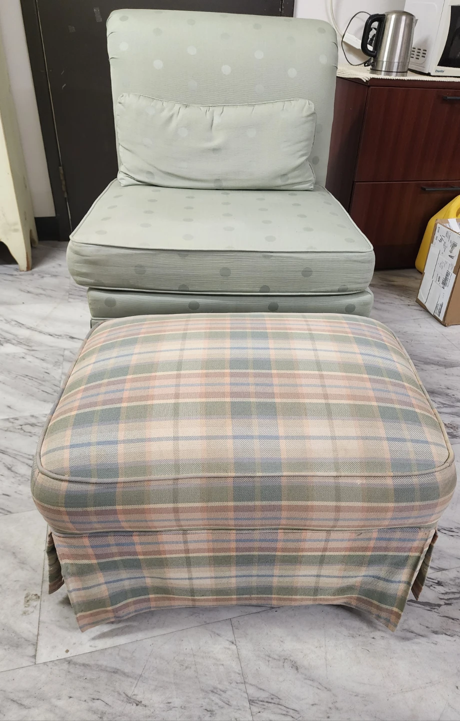 Accent Chair and Ottoman Set - photo 3