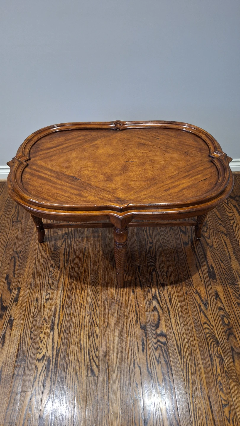 Ornate Wood Coffee Table - photo 3