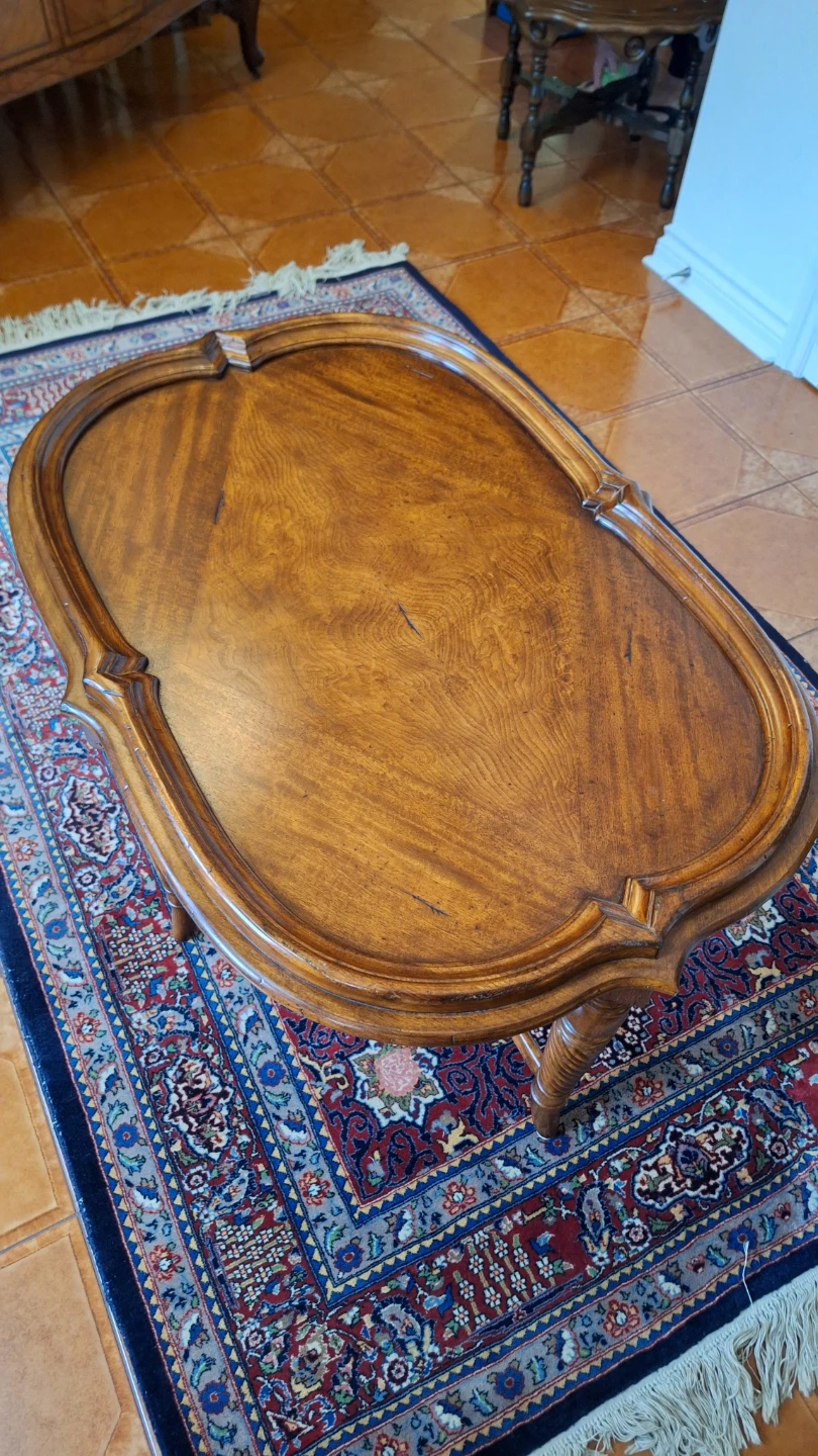 Ornate Wood Coffee Table - photo 5