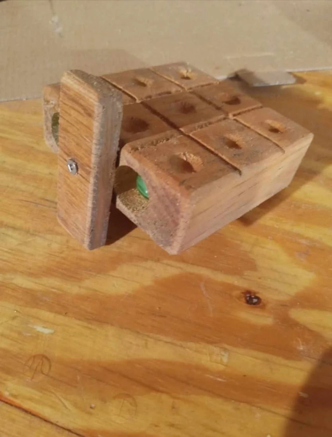 Wooden Tic-Tac-Toe Game with Marbles - photo 3
