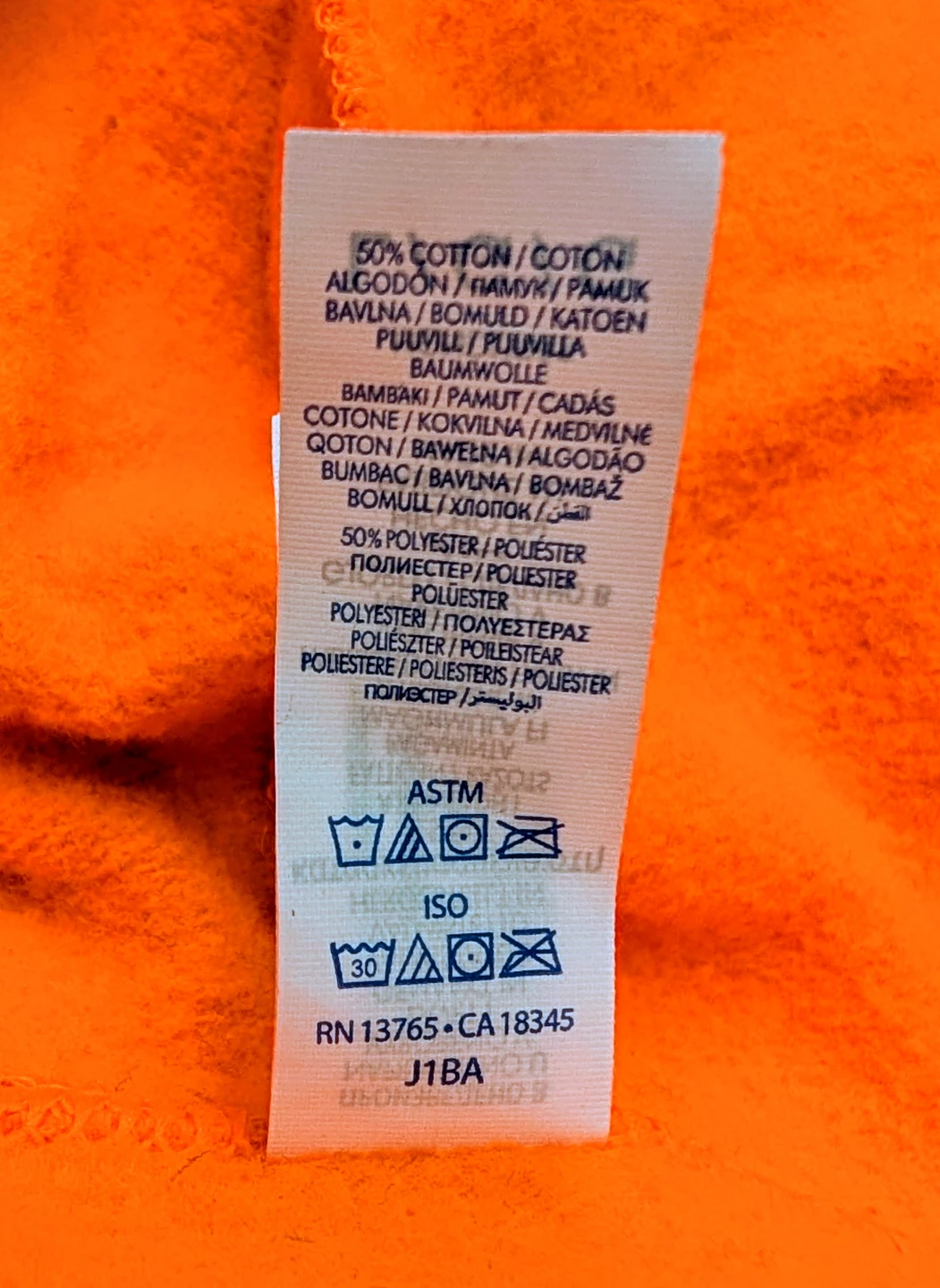 Jerzees Orange Zip-Up Hoodie - photo 5