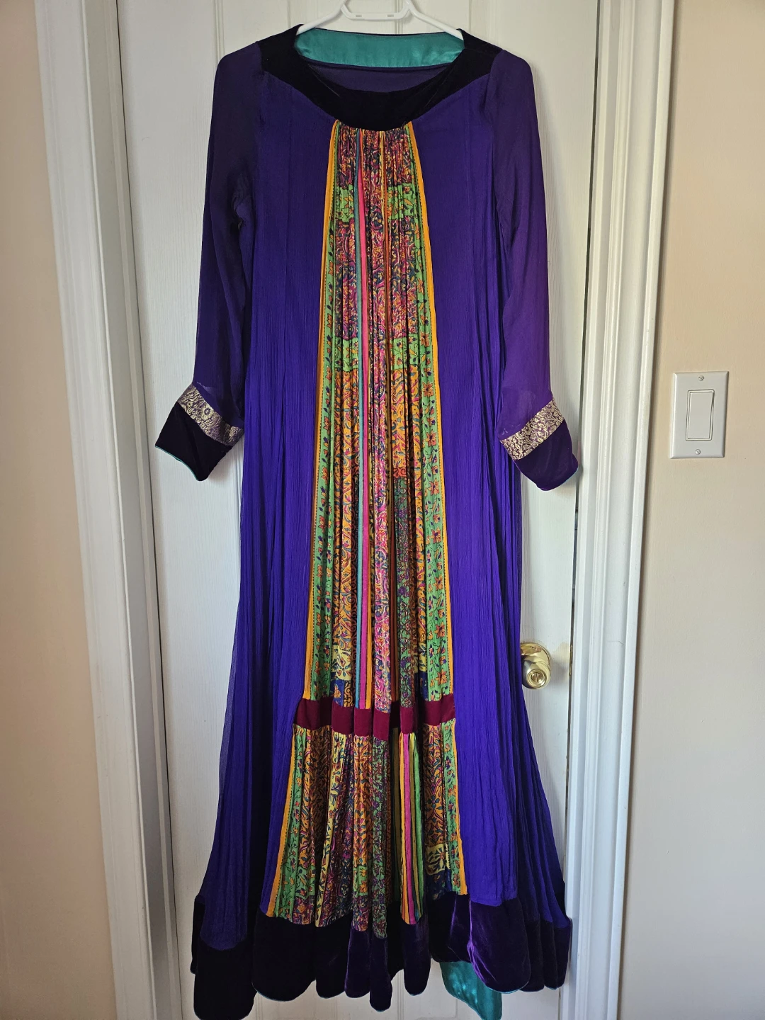 Purple Pakistani women's suit