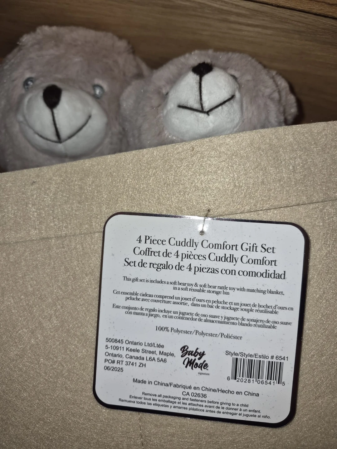 Baby Mode 4 Piece Cuddly Comfort Gift Set 🌱 - photo 3