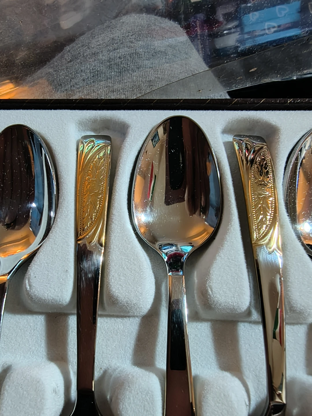 Inoxpran Linea Gold Spoons Set 24k gold - photo 3