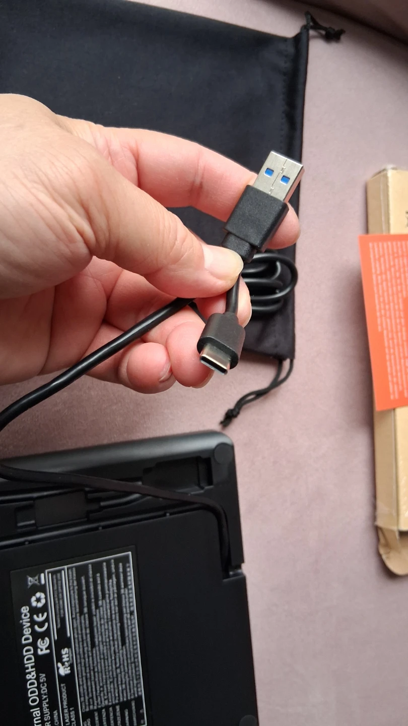 External CD/DVD Drive. USB 3.0 & Type-C Burner, Reader DVD+/-RW - photo 5