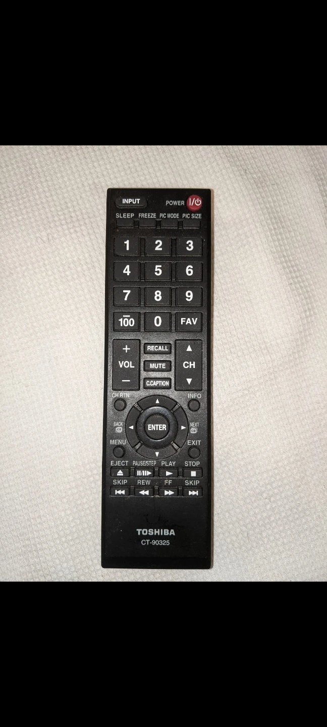 Toshiba CT-90325 TV Remote Control