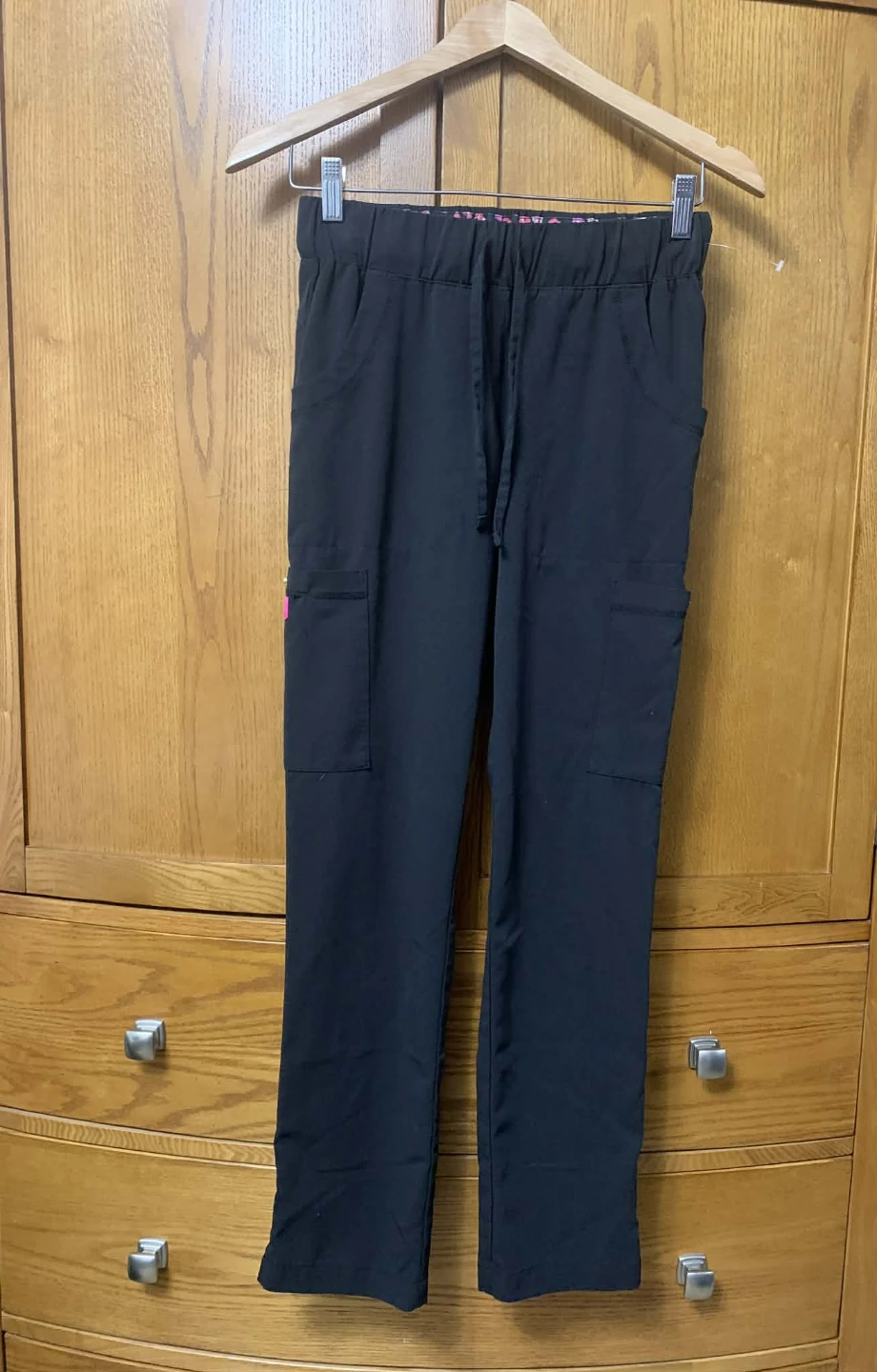 Betsey Johnson Black Scrub Pants XXS