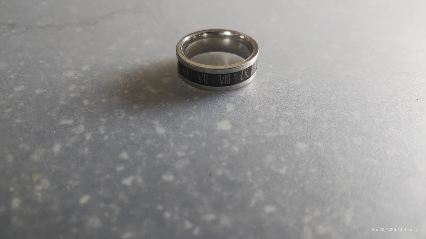 Ring with Roman Numerals