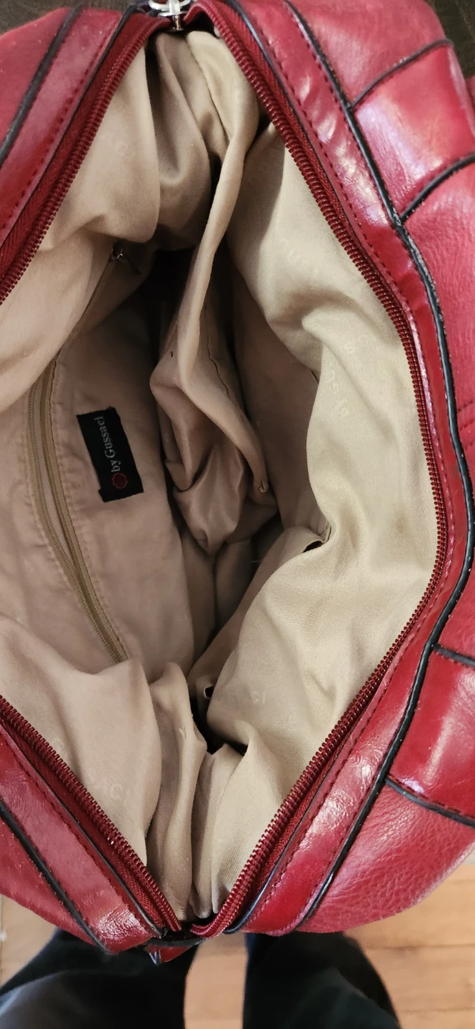 Red Gussaci Satchel Handbag - photo 4