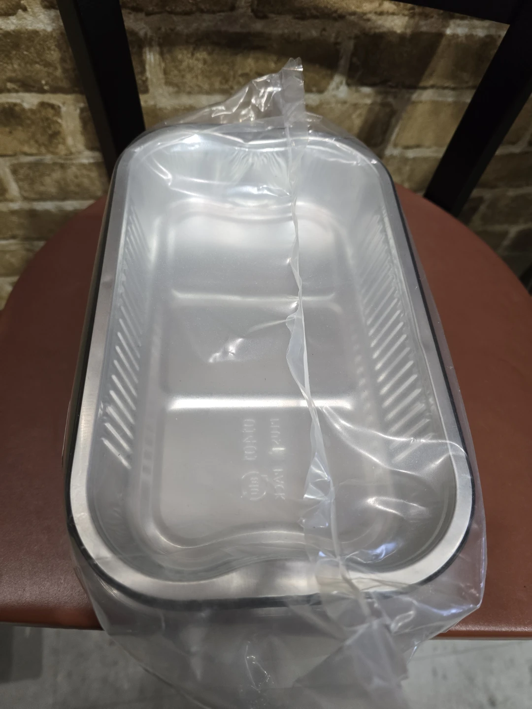 TAL THI 1400 ML Black Rectangular Aluminum Food Container - photo 2