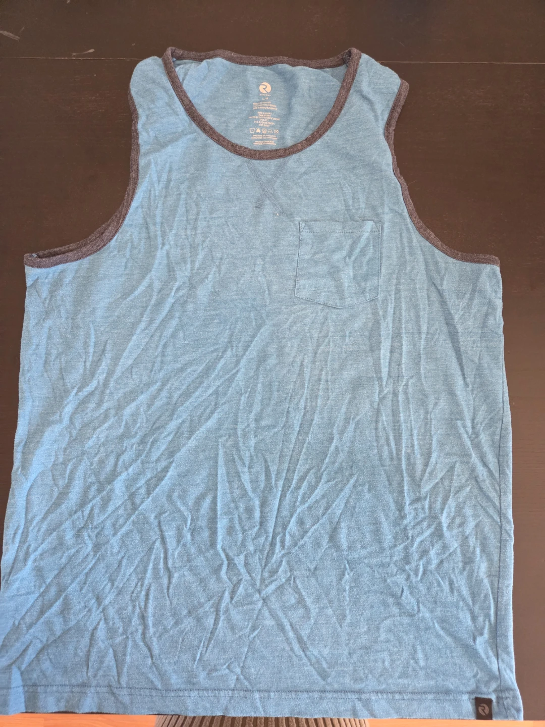 Rip Curl Blue Tank Top with Pocket - photo 2