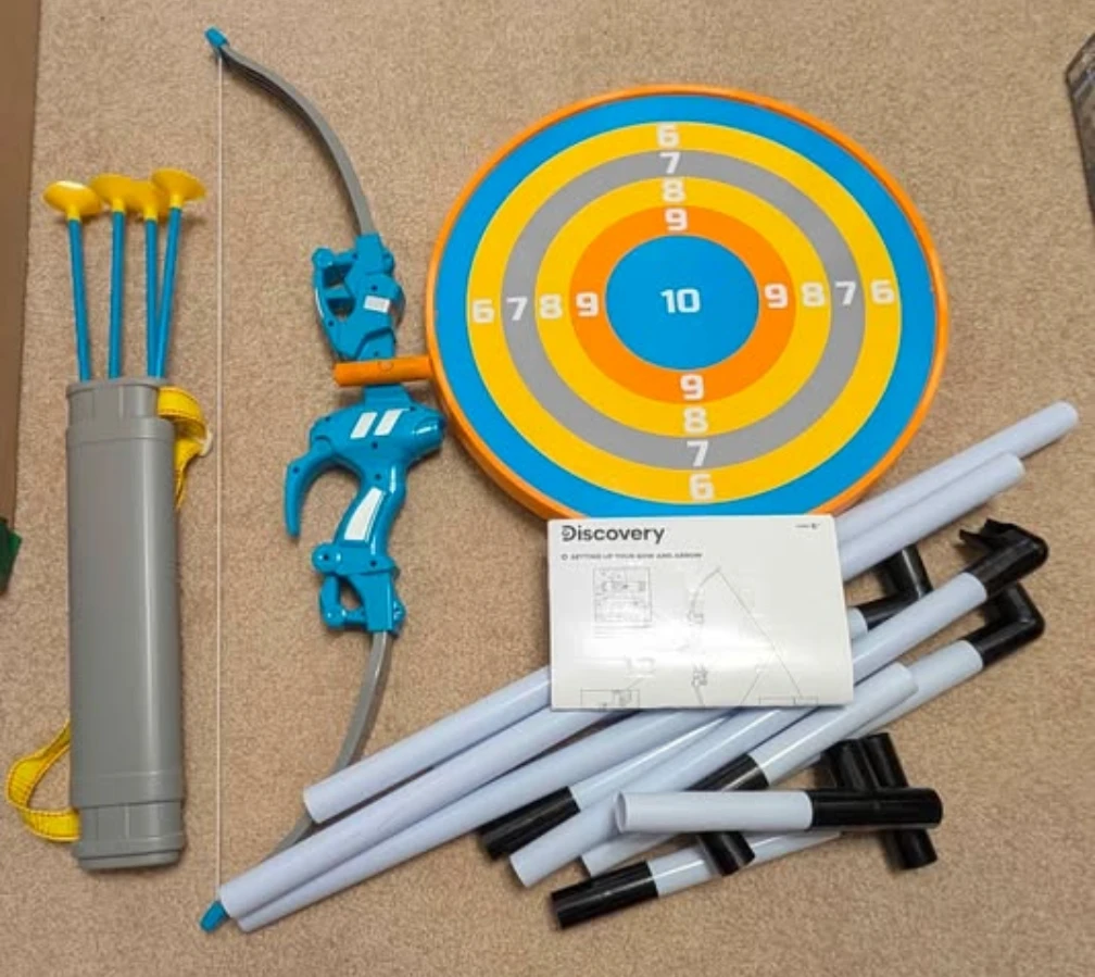 Discovery Bullseye Archery Set with Target Light - photo 3