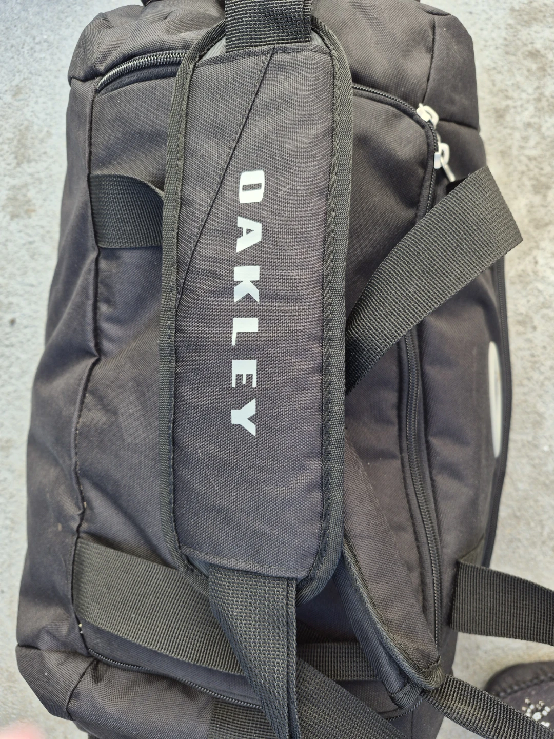 Oakley Black Duffel Bag with Caron Equipment Logo - photo 2