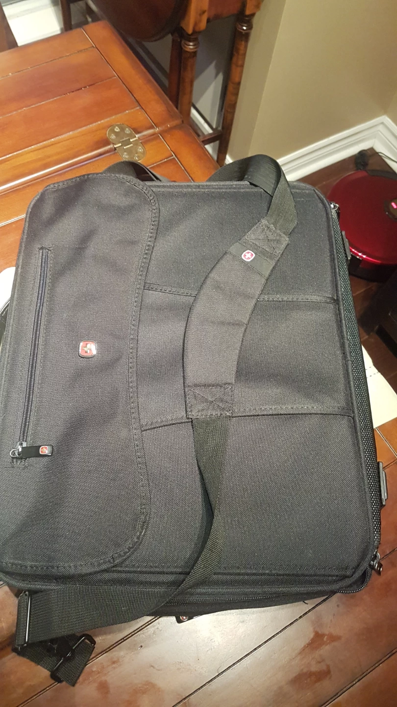 Wenger Black Laptop Bag Messenger Bag - photo 5