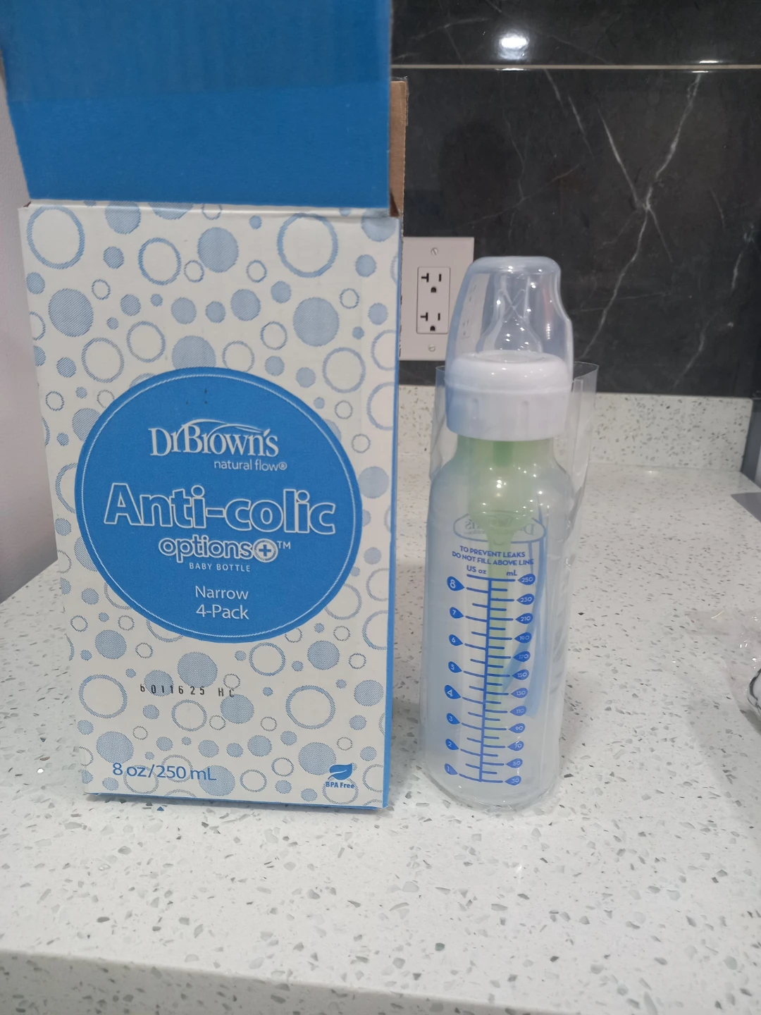 Dr. Brown's Anti-Colic Options Narrow Baby Bottle 4-Pack