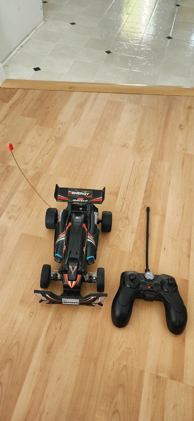 Black remote car