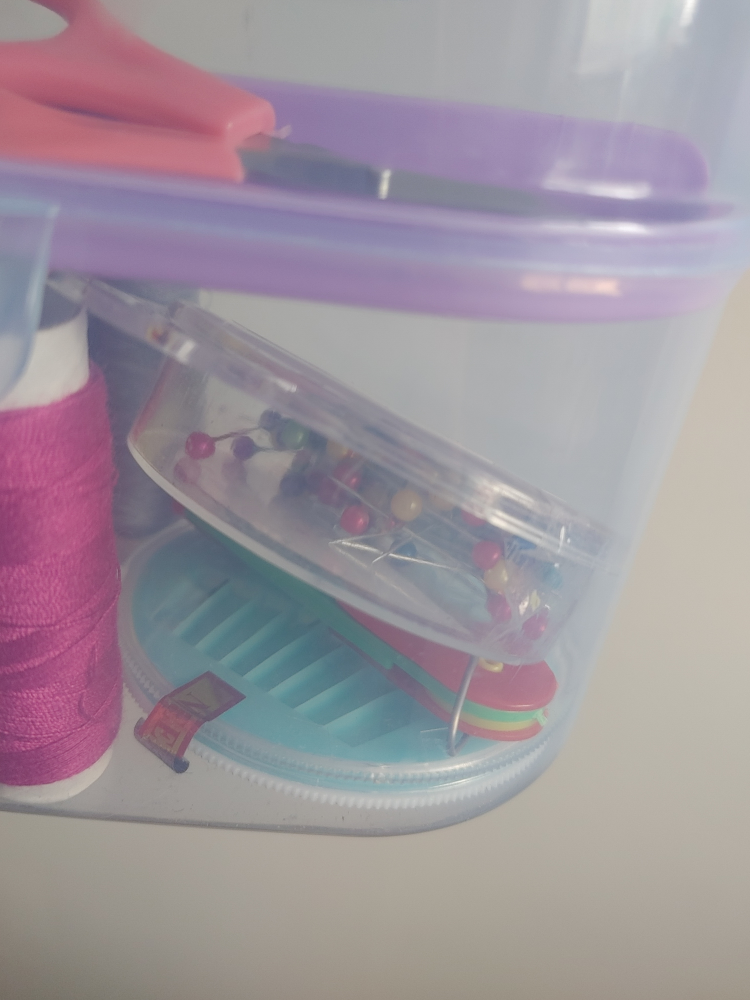 Portable Sewing Kit with Thread, Needles, and Scissors - photo 2