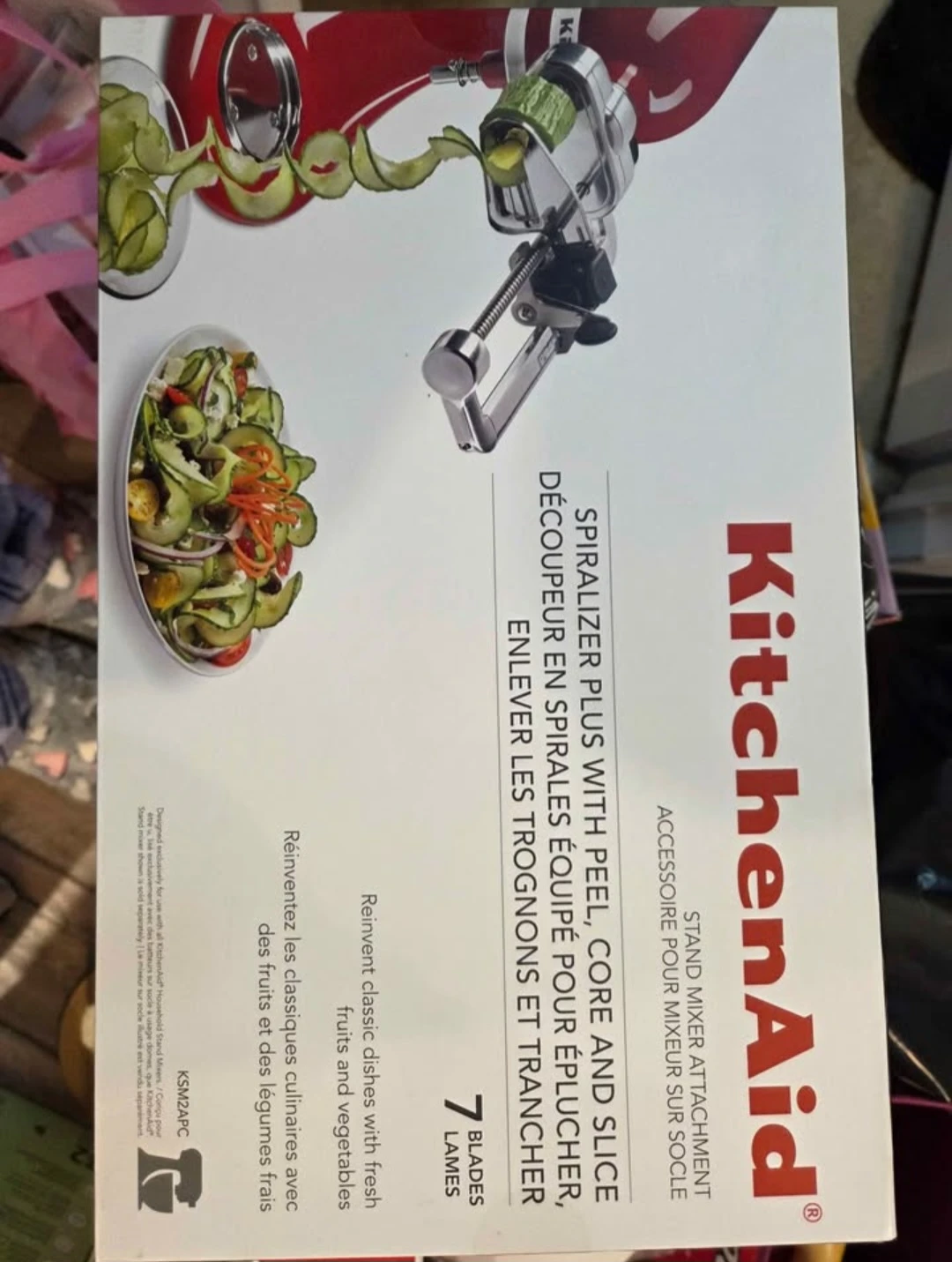 KitchenAid Spiralizer Plus Attachment with Peel, Core and Slice
