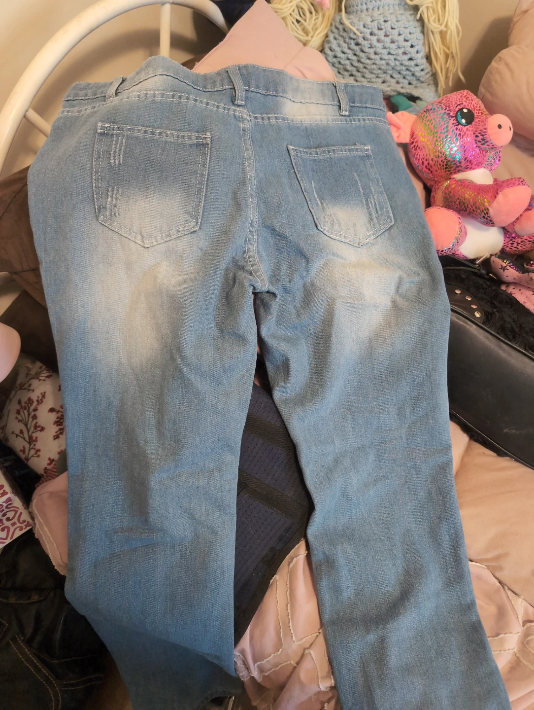 My Light Wash Distressed Denim Jeans - photo 2