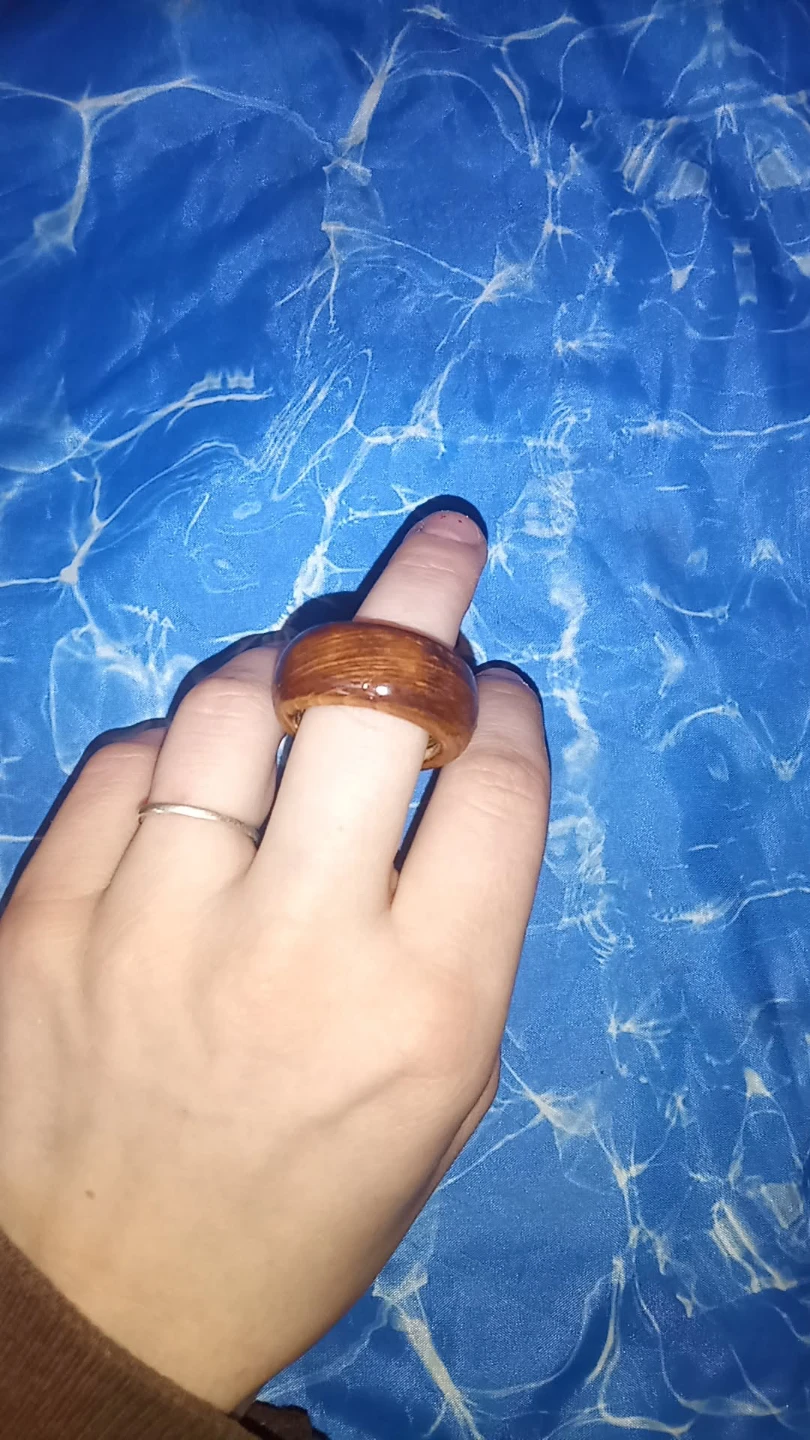 Handmade Wooden Ring - photo 2