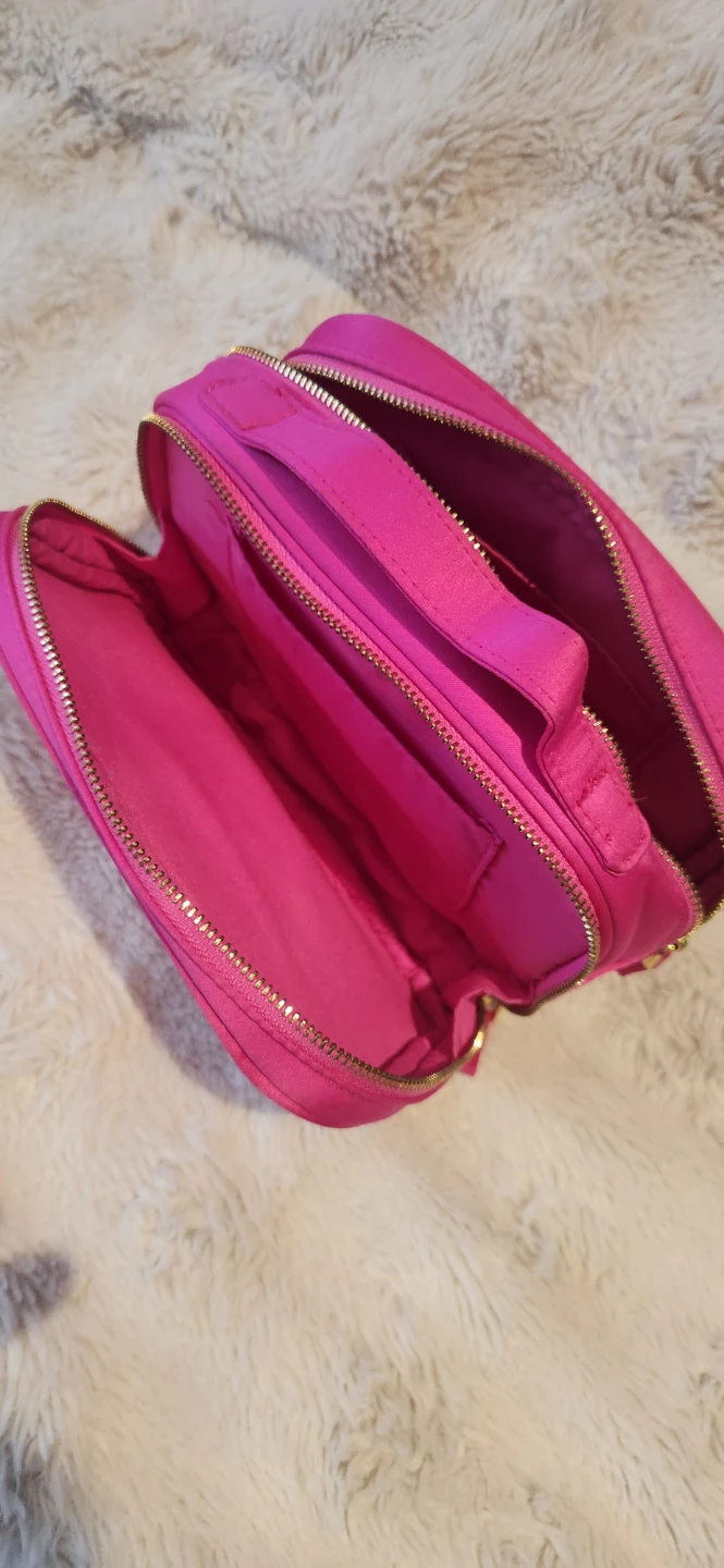 PRADA CANDY Pink Makeup Pouch Travel Bag - photo 4