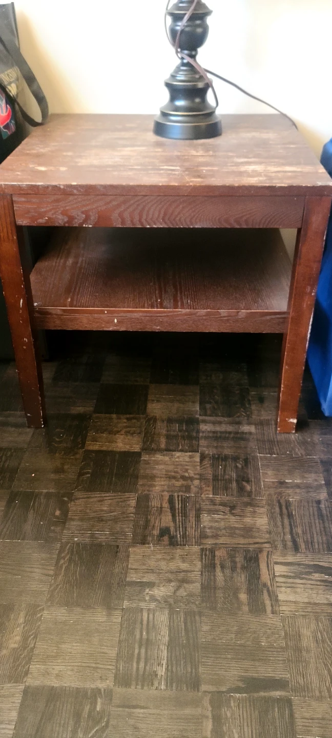 Wooden End Table 1/2 - photo 2