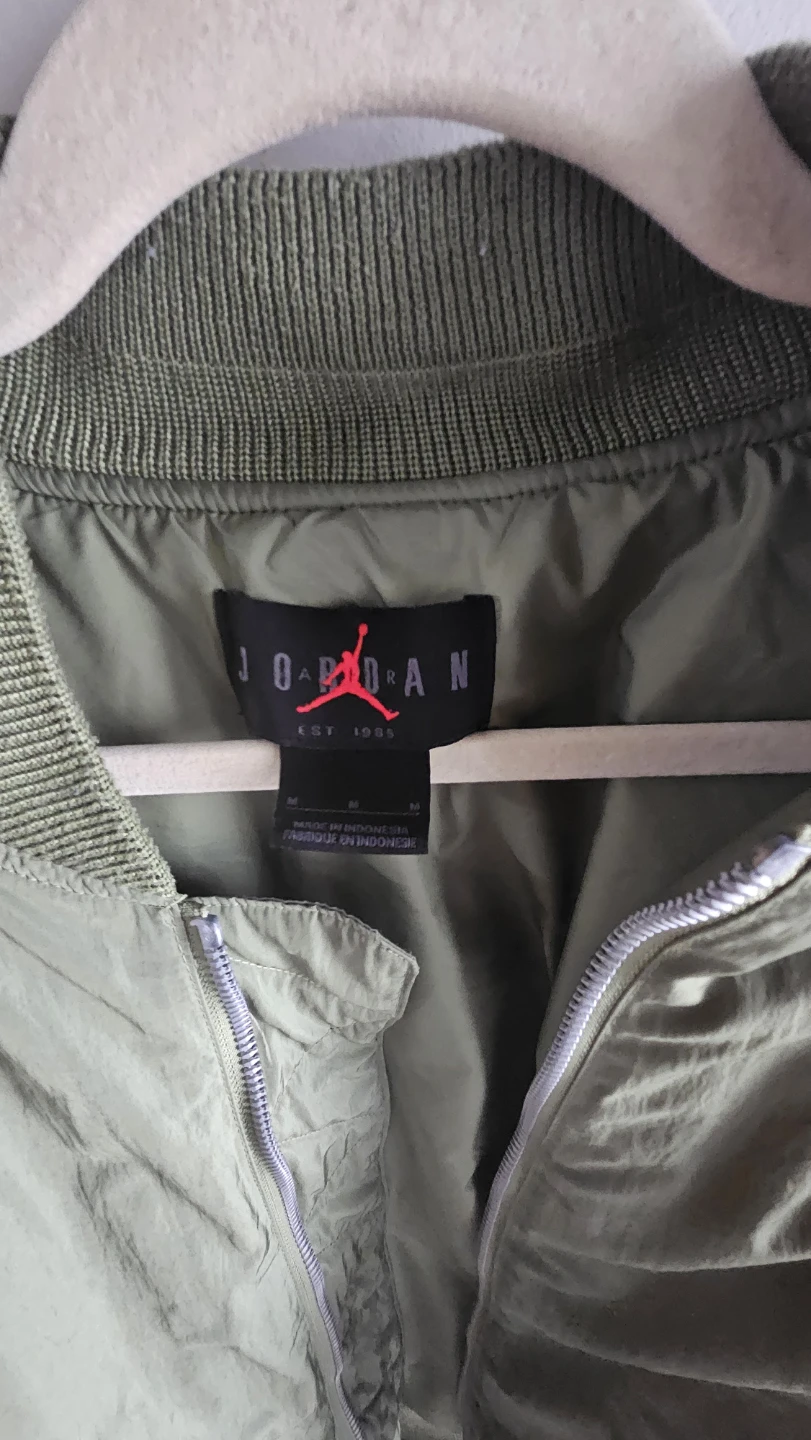 Jordan Bomber Jacket - Olive Green - Size Medium - photo 2