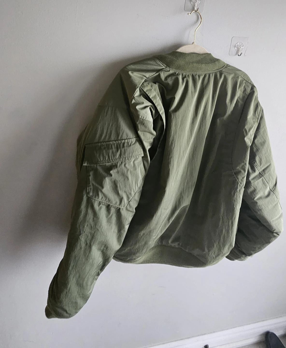 Jordan Bomber Jacket - Olive Green - Size Medium - photo 3