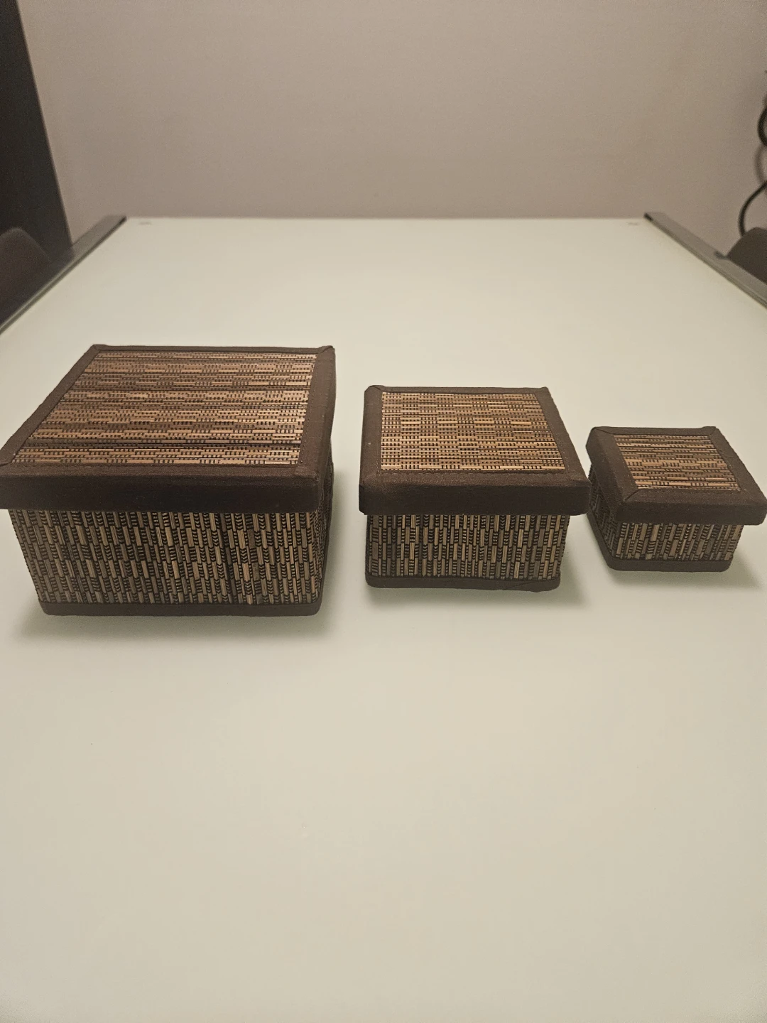 Set of 3 Woven Storage Baskets