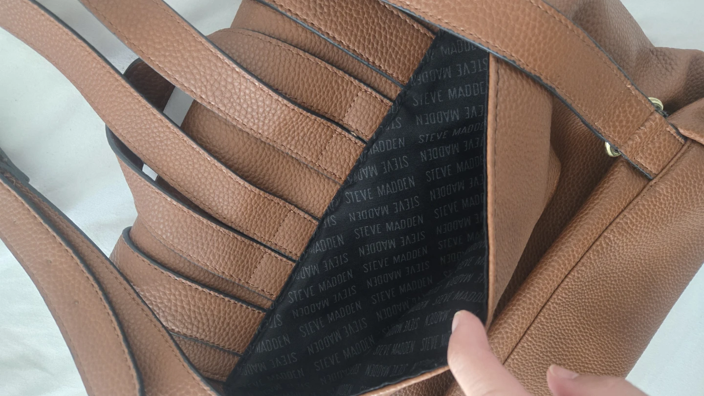 Steve Madden Women’s Classic Brown Backpack - photo 4