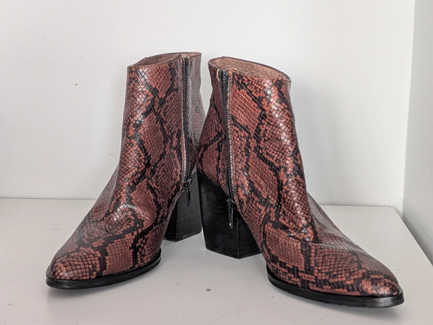 Woman's Leather Ankle Boot's - US 9.5 W - Asking  $50