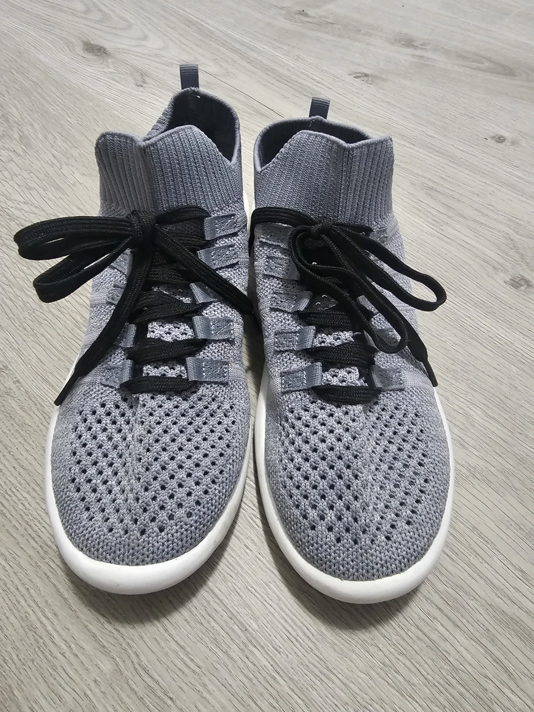 Isotoner Grey Knit Sneakers Size US 8