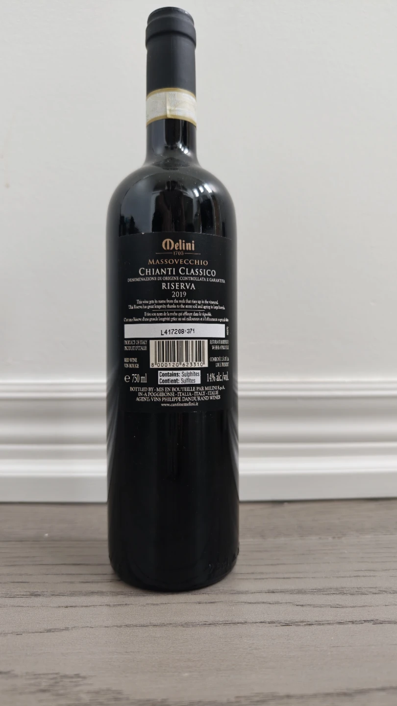 Melini Massovecchio Chianti Classico Riserva Red Wine - photo 2